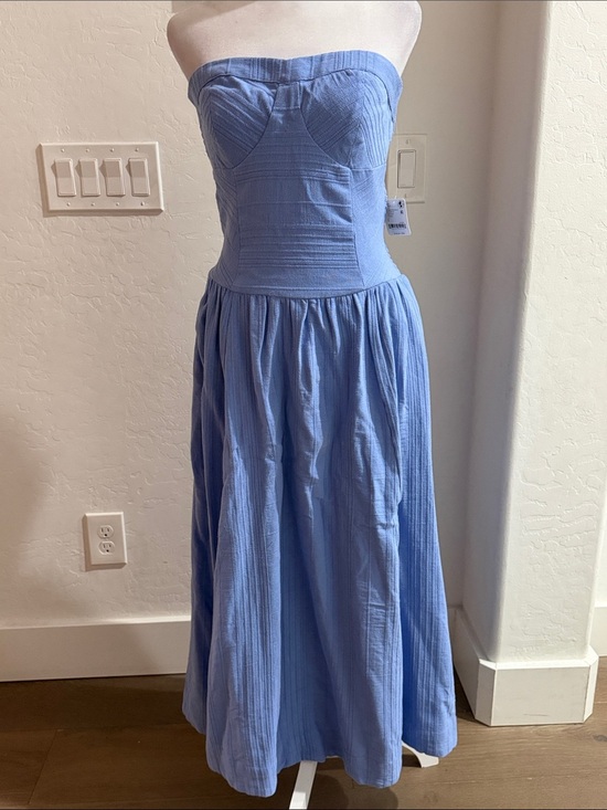 Free People Dresses & Skirts - FREE PEOPLE | ✨NEW✨ Marbella Midi Dress in Cornflower Blue